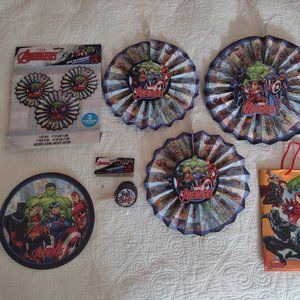 Marvel Avengers Party Decor LOT
